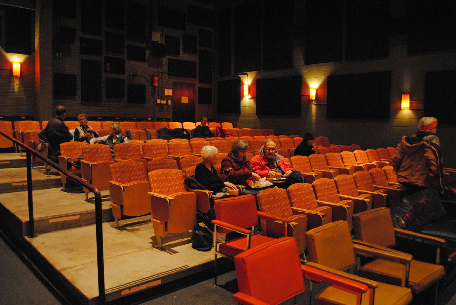 Ragtag cinema interior